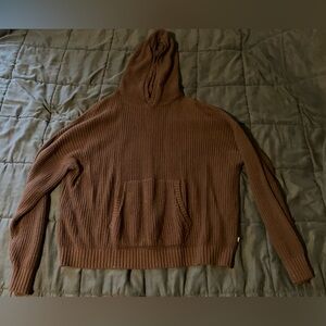 Brown Nit hoodie - Men’s Large